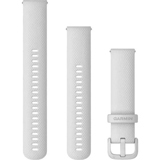 Garmin Quick Release 20 mm Siliconen Armband - Wit