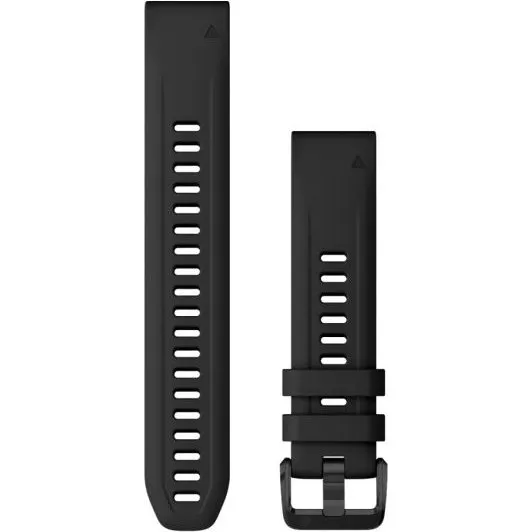 Garmin QuickFit 20 Horlogebandje Silicone - Zwart - Large (3-stuks)