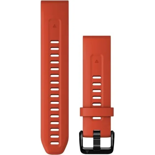 Garmin QuickFit® 20 Silikon Bandje Rood - Voor Fenix S