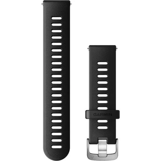 Garmin Quick Release Siliconen Armband 20mm - Zwart