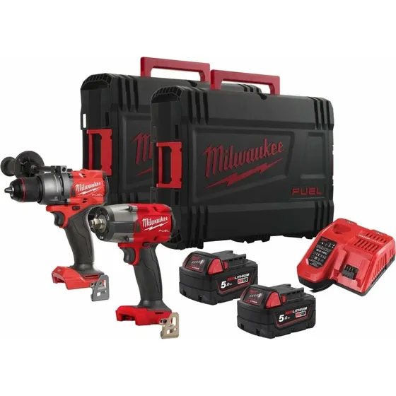 Milwaukee M18 FPP2B3-502X Combiset FUEL 18V 2-kit