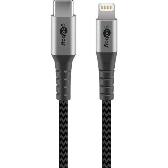 Anker Lightning USB-C™ kabel 0,5 m zwart/grijs