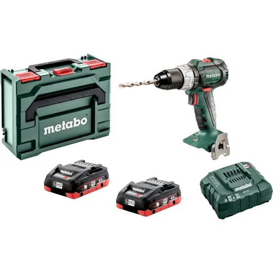 Metabo SB 18 LT BL 18V LiHD Accu Klopboormachine Set (2x 4Ah) in metaBOX
