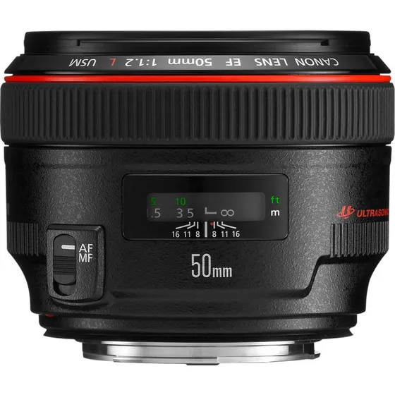 Canon EF 50mm f/1.2 L USM Objectief