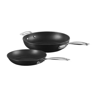 Le Creuset Pannenset 24 cm + 28 cm met antiaanbaklaag