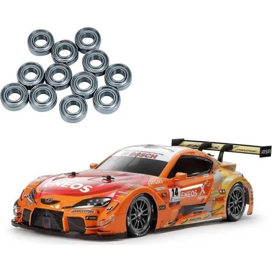 Tamiya ENEOS X PRIME GR Supra 1:10 TT-02 4WD Bouwkit (Oranje, 2024)