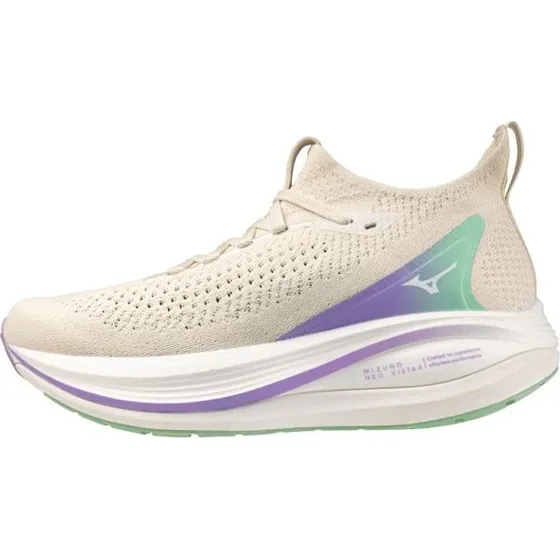 Mizuno Neo Vista 2 Hardloopschoenen Dames - Wit/Groen/Violet
