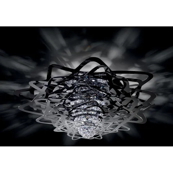 Slamp Aurora Plafondlamp - Zwart - Groot