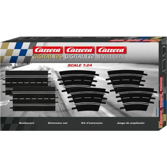 Carrera Extension Set 1:24 - 6 delen voor DIGITAL 124/132/Evolution