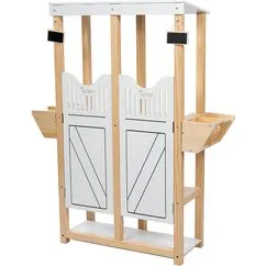 byASTRUP Paardenstal voor 2 stokpaardjes