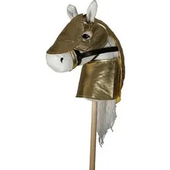 byASTRUP Paardenharnas Goud voor Stokpaard