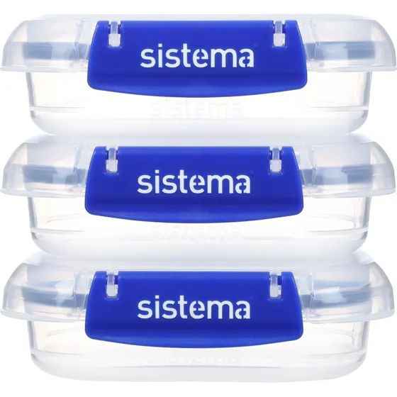 Sistema Klip It Plus Broodtrommel 3-pack 180ml