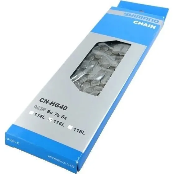Shimano HG40 Ketting 6/7/8V 116 Schakels met Quick Link