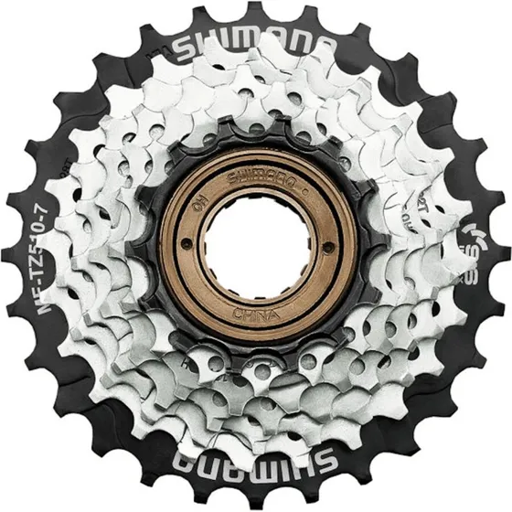 Shimano MF-TZ510 6-speed Freewheel 14-28T Zilver