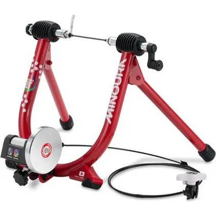 Minoura LiveRide LR341 Fietstrainer met QR-Stuurschakelaar - Rood