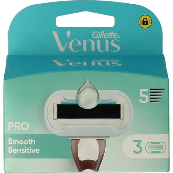 Gillette Venus Deluxe Smooth Sensitive Bladen Rosegoud