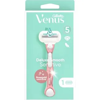 Gillette Venus Deluxe Smooth Sensitive RoseGold - 1 Scheermesje