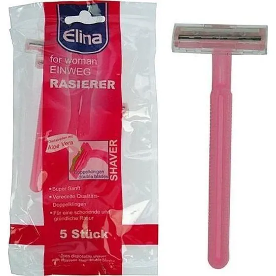 Elina Wegwerp Scheermesjes voor Vrouwen 5 Stuks