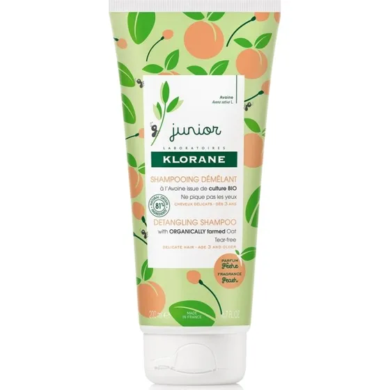 Klorane Petit Junior Ontwarrende Shampoo Perzik 200ml