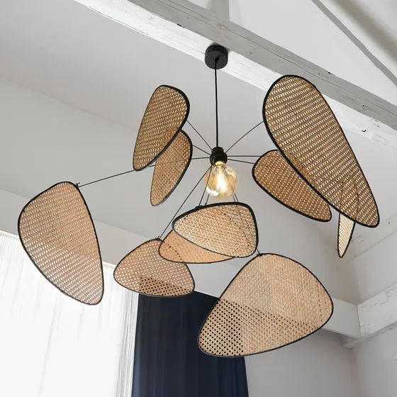 MARKET SET hanglamp Screen XL, 60 cm, naturel, rotan
