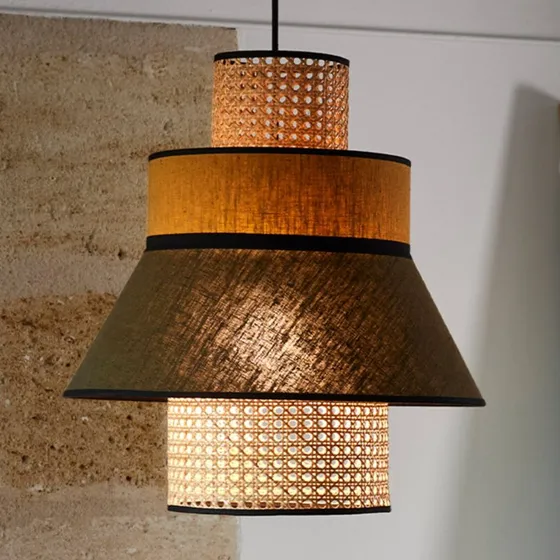 MARKET SET Singapour ML hanglamp - Kaki/Curry