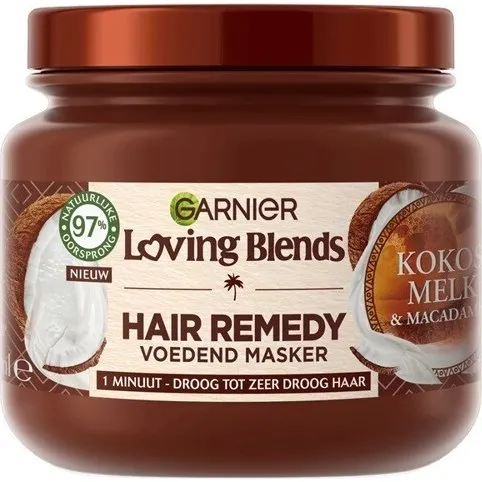 Garnier Loving Blends Kokosmelk & Macadamia Masker 300ml