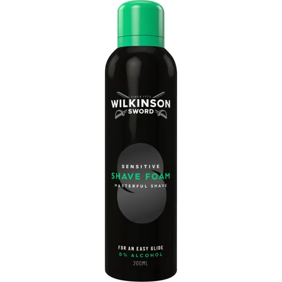 Wilkinson Shave Foam Sensitive 200 ml – Zacht voor gevoelige huid