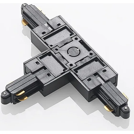 Lindby Linaro Track T-Connector Zwart - 1-fase systeem