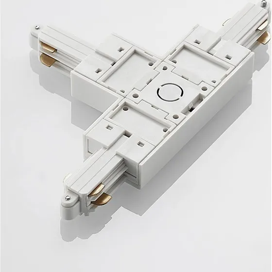 Lindby Linaro Track T-Connector Wit - 1-fase railsysteem