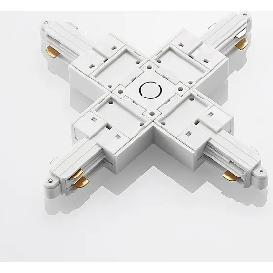 Lindby Linaro Track X-Connector Wit - 1-fasensysteem