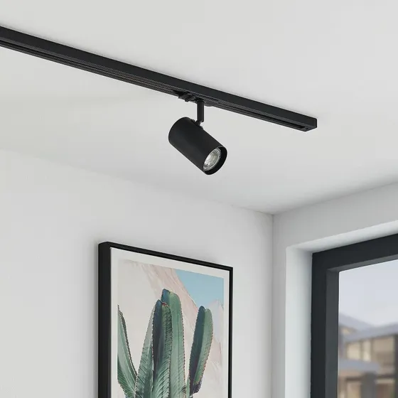 Lindby Linaro Track spot GU10 Zwart