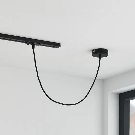 Lindby Linaro Track Stroomvoorziening Zwart - 1-fase systeem