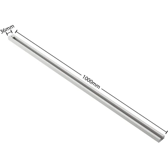 Lindby Linaro L100 Stekkerdoos/Rail - Wit - 1m