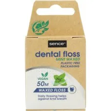 Sence Fresh Vegan Flosdraad 50m Mintsmaak