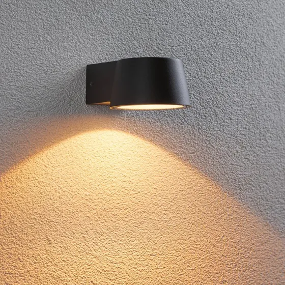 Paulmann Capea LED Buitenwandlamp, Antraciet, 10 cm, IP44