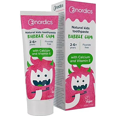 Nordics Oral Care Kids Tandpasta Bubble Gum 50 ml