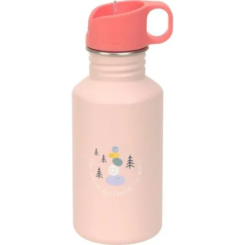 Lässig Sunny Explorer Roze Stalen Waterfles 500 ml