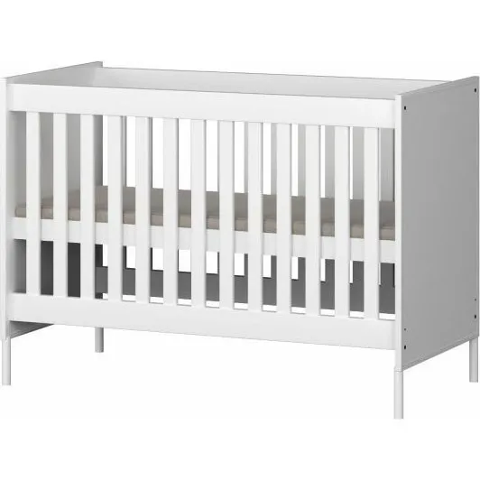 Born Lucky Santiago Babybed 60x120 cm Wit