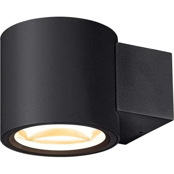 SLV Oculus Dim-to-warm Wandlamp Zwart - 8.5W 570lm