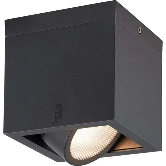 SLV Eskina Led Plafondspot Antraciet IP65 Dimbaar
