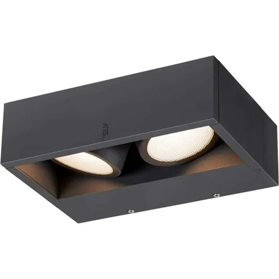 SLV Eskina Frame Wandlamp 27W 3000K/4000K Antraciet IP65