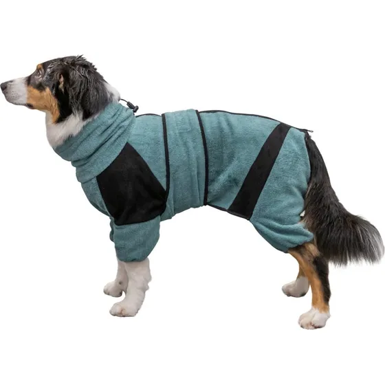 Trixie Badjas Huisoverall Badstof Petrol 30 cm