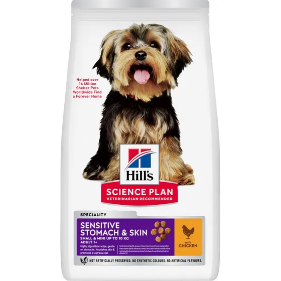 Hill's Science Plan Sensitive Stomach & Skin Adult Hondenvoer met Kip - 3 kg