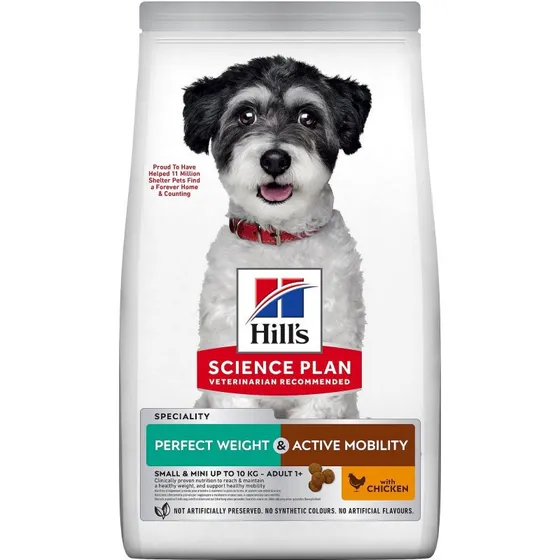 Hill's Science Plan Perfect Weight & Active Mobility Small & Mini Kip 6 kg