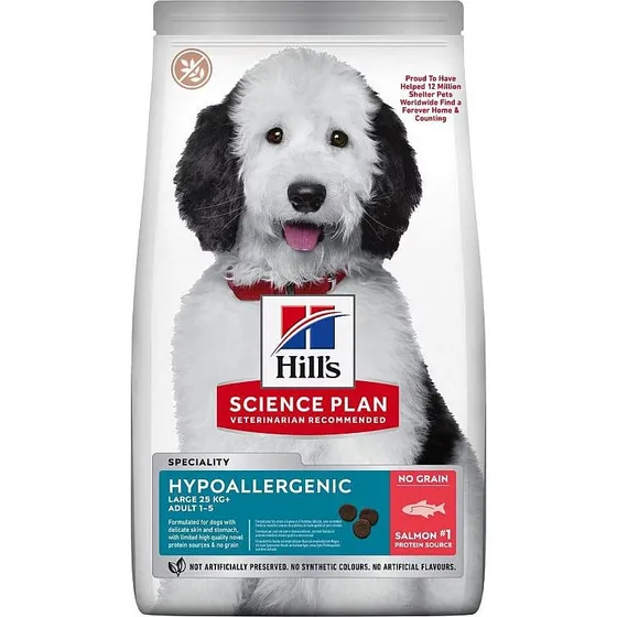 Hill's Science Plan Hypoallergenic Large Hondenvoer Zalm 14 kg