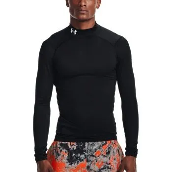 Under Armour ColdGear Compression Mock T-shirt - Zwart - Medium