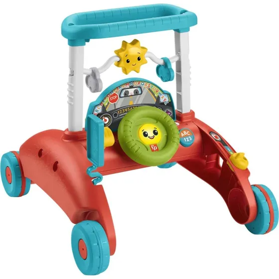 Fisher-Price 2 Zijdige Loopauto, Groeit met Baby Mee, Meer dan 100 Geluiden
