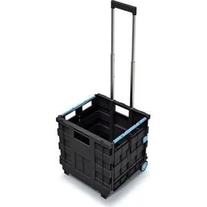 Keden Boodschappen Trolley Zwart 25L Opvouwbaar
