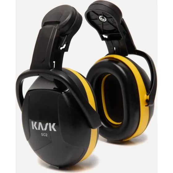 Kask SC2 Gele Oorkappen met Helmbevestiging
