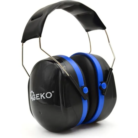 GEKO Professionele Oorkap Gehoorbescherming Lichtgewicht & Opvouwbaar